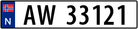 Truck License Plate